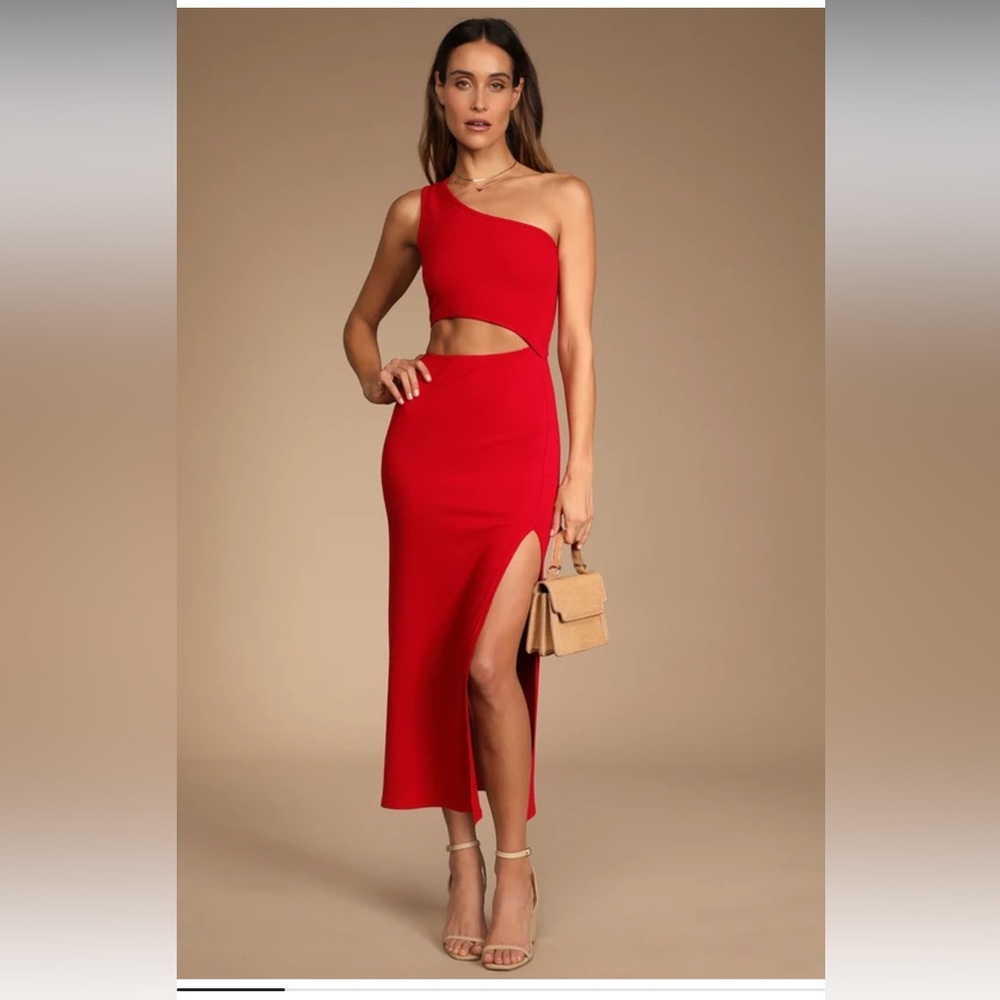 Lulu’s cut out midi dress, NWT